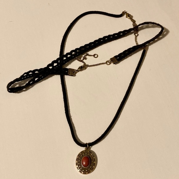 Black Choker Set - Picture 1 of 3